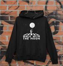 Load image into Gallery viewer, Moon Space Unisex Hoodie for Men/Women-S(40 Inches)-Black-Ektarfa.online
