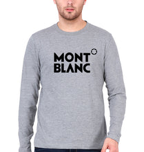 Load image into Gallery viewer, Mont Blanc Full Sleeves T-Shirt for Men-Grey Melange-Ektarfa.online
