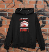 Load image into Gallery viewer, Bowling Unisex Hoodie for Men/Women-Black-Ektarfa.online
