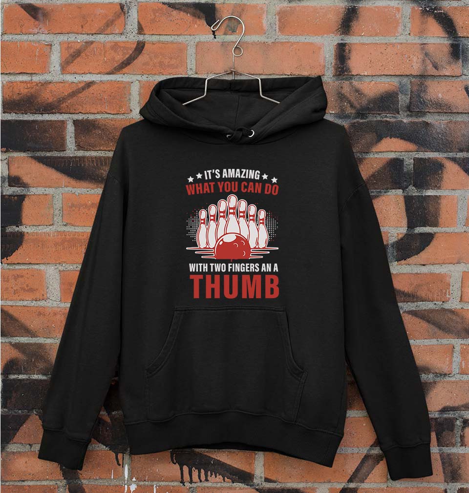 Bowling Unisex Hoodie for Men/Women-Black-Ektarfa.online