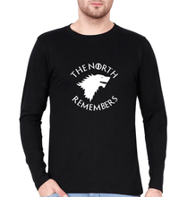 Load image into Gallery viewer, GOT Game Of Thrones North Remembers Full Sleeves T-Shirt for Men-Black-Ektarfa.online
