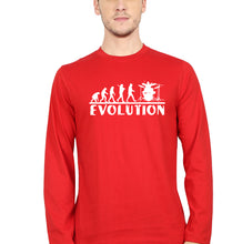 Load image into Gallery viewer, Drummer Evolution Full Sleeves T-Shirt for Men-Red-Ektarfa.online
