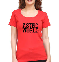 Load image into Gallery viewer, Astroworld Travis Scott T-Shirt for Women-XS(32 Inches)-Red-Ektarfa.online
