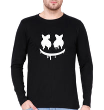 Load image into Gallery viewer, Marshmello Full Sleeves T-Shirt for Men-Black-Ektarfa.online

