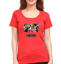Load image into Gallery viewer, One Piece T-Shirt for Women-Red-Ektarfa.online
