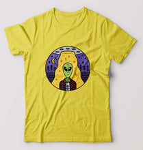 Load image into Gallery viewer, Alien T-Shirt for Men-Yellow-Ektarfa.online
