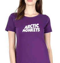 Load image into Gallery viewer, Arctic Monkeys T-Shirt for Women-XS(32 Inches)-Purple-Ektarfa.online
