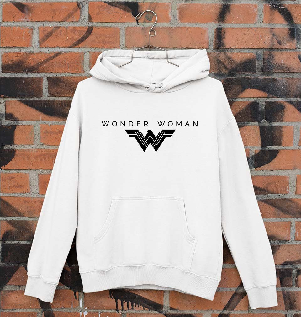 Wonder Woman Superhero Unisex Hoodie for Men/Women-White-Ektarfa.online