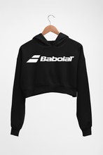 Load image into Gallery viewer, Babolat Crop HOODIE FOR WOMEN-Black-Ektarfa.online
