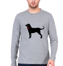 Load image into Gallery viewer, Black Dog Full Sleeves T-Shirt for Men-Grey Melange-Ektarfa.online
