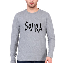 Load image into Gallery viewer, Gojira Full Sleeves T-Shirt for Men-S(38 Inches)-Grey Melange-Ektarfa.online
