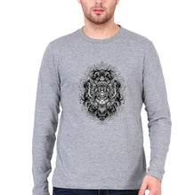 Load image into Gallery viewer, Monster Full Sleeves T-Shirt for Men-S(38 Inches)-Grey Melange-Ektarfa.online
