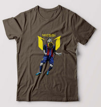 Load image into Gallery viewer, Messi T-Shirt for Men-S(38 Inches)-Olive Green-Ektarfa.online
