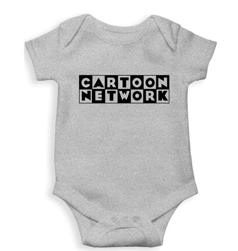 Cartoon Network Kids Romper For Baby Boy/Girl-Grey-Ektarfa.online