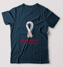 Load image into Gallery viewer, FIFA World Cup Qatar 2022 T-Shirt for Men-Petrol Blue-Ektarfa.online
