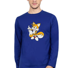 Load image into Gallery viewer, Tails Sonic Full Sleeves T-Shirt for Men-Royal Blue-Ektarfa.online

