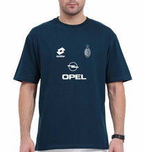 Load image into Gallery viewer, A.C. Milan Football Oversized T-Shirt for Men-Petrol Blue-Ektarfa.online
