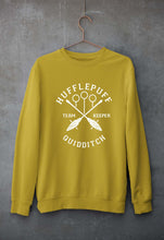 Load image into Gallery viewer, Hufflepuff Harry Potter Unisex Sweatshirt for Men/Women-Mustard Yellow-Ektarfa.online
