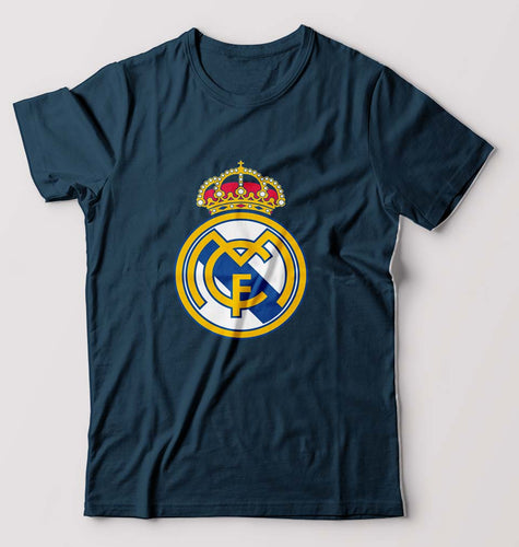 Real Madrid T-Shirt for Men-Petrol Blue-Ektarfa.online
