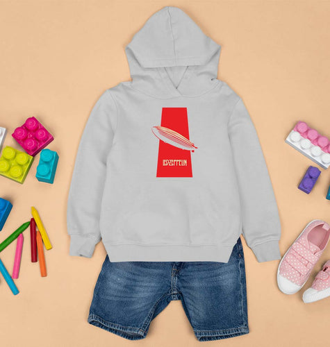 Led Zeppelin Kids Hoodie for Boy/Girl-Grey-Ektarfa.online