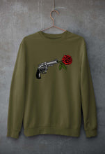 Load image into Gallery viewer, Guns N&#39; Roses Unisex Sweatshirt for Men/Women-S(40 Inches)-Olive Green-Ektarfa.online
