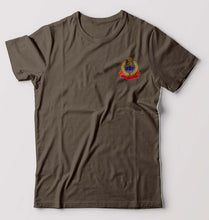 Load image into Gallery viewer, BSF Army T-Shirt for Men-S(38 Inches)-Olive Green-Ektarfa.online
