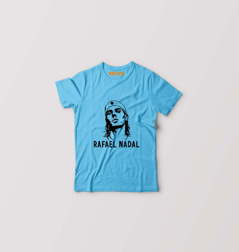 Rafael Nadal (RAFA) Kids T-Shirt for Boy/Girl-0-1 Year(20 Inches)-Light Blue-Ektarfa.online