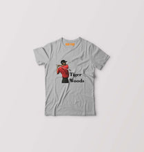 Load image into Gallery viewer, Tiger Woods Kids T-Shirt for Boy/Girl-Grey-Ektarfa.online
