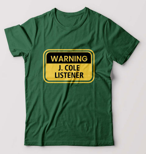 J. Cole T-Shirt for Men-Bottle Green-Ektarfa.online