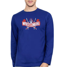 Load image into Gallery viewer, WWE Wrestle Mania Full Sleeves T-Shirt for Men-Royal Blue-Ektarfa.online
