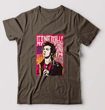 Load image into Gallery viewer, Sid Vicious T-Shirt for Men-Olive Green-Ektarfa.online
