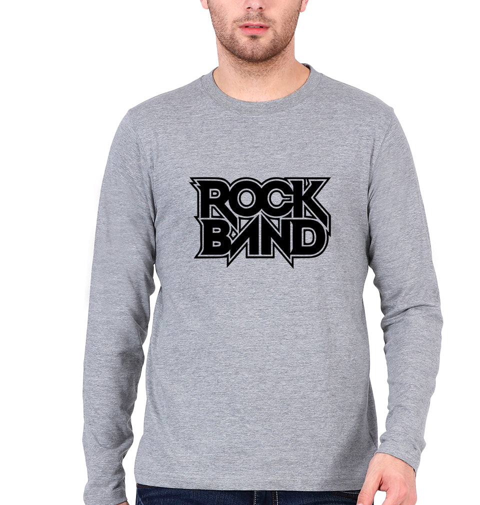 Queen Rock Band Full Sleeves T-Shirt for Men-Grey Melange-Ektarfa.online