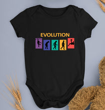 Load image into Gallery viewer, Evolution Football Kids Romper For Baby Boy/Girl-0-5 Months(18 Inches)-Black-Ektarfa.online
