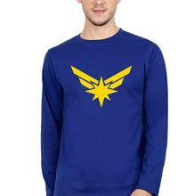 Load image into Gallery viewer, Captain Marvel Full Sleeves T-Shirt for Men-Royal Blue-Ektarfa.online
