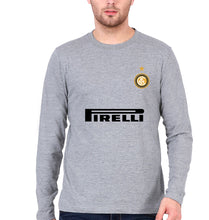 Load image into Gallery viewer, Inter Milan 2021-22 Full Sleeves T-Shirt for Men-S(38 Inches)-Grey Melange-Ektarfa.online
