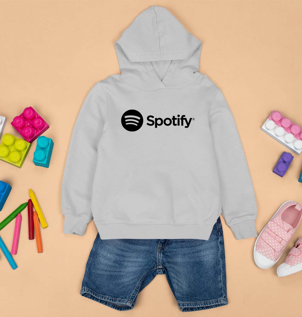 Spotify Kids Hoodie for Boy/Girl-GREY-Ektarfa.online