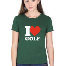 Load image into Gallery viewer, I Love Golf T-Shirt for Women
