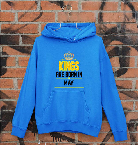 Kings Are Born In May Unisex Hoodie for Men/Women-Royal Blue-Ektarfa.online