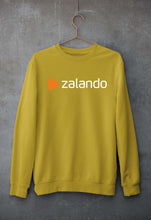 Load image into Gallery viewer, Zalando Unisex Sweatshirt for Men/Women-S(40 Inches)-Mustard Yellow-Ektarfa.online
