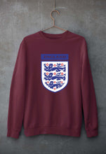 Load image into Gallery viewer, England Football Unisex Sweatshirt for Men/Women-S(40 Inches)-Maroon-Ektarfa.online
