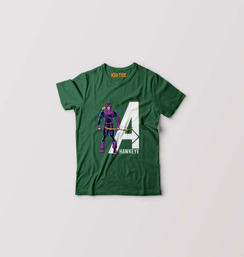 Hawkeye Kids T-Shirt for Boy/Girl-Dark Green-Ektarfa.online