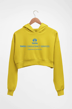 Load image into Gallery viewer, TCS Crop HOODIE FOR WOMEN-Mustard Yellow-Ektarfa.online
