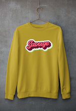 Load image into Gallery viewer, Savage Unisex Sweatshirt for Men/Women-S(40 Inches)-Mustard Yellow-Ektarfa.online
