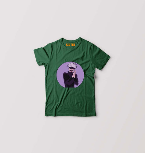 Jujutsu Kaisen Kids T-Shirt for Boy/Girl-Dark Green-Ektarfa.online