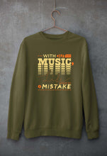 Load image into Gallery viewer, Music Unisex Sweatshirt for Men/Women-S(40 Inches)-Olive Green-Ektarfa.online
