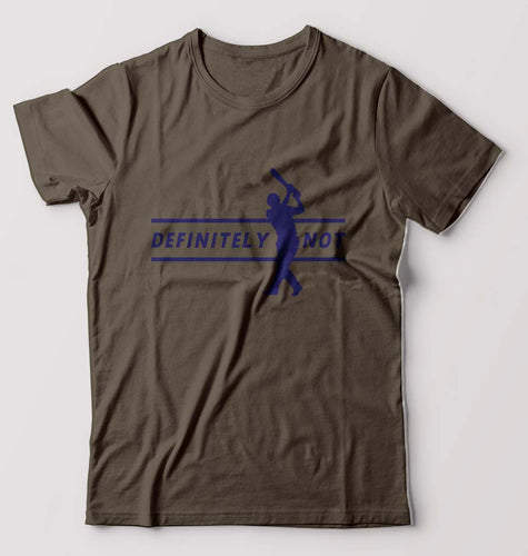 MS Dhoni T-Shirt for Men-Olive Green-Ektarfa.online