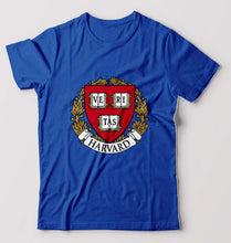 Load image into Gallery viewer, Harvard University T-Shirt for Men-Royal Blue-Ektarfa.online
