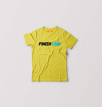 Load image into Gallery viewer, Finish Line Kids T-Shirt for Boy/Girl-Yellow-Ektarfa.online

