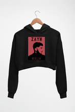 Load image into Gallery viewer, Zayn Malik Crop HOODIE FOR WOMEN-Black-Ektarfa.online
