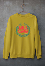 Load image into Gallery viewer, Mini Cooper Unisex Sweatshirt for Men/Women-S(40 Inches)-Mustard Yellow-Ektarfa.online
